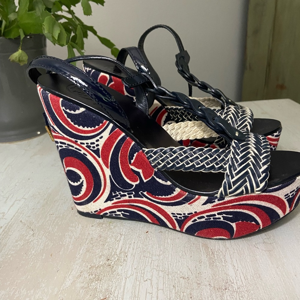 Tory Burch Strappy Wedges